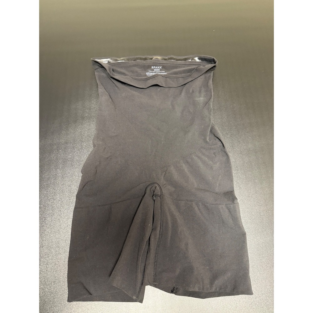 Spanx Black High Waisted Mid Thigh Shaper Size 2X 2TG RN112121 J5